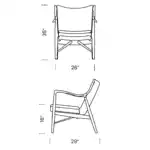 Model 45 Chair Replica Mobile Dimensions Model 45 Chair Replica Mobile Dimensions - Model 45 Chair Replica