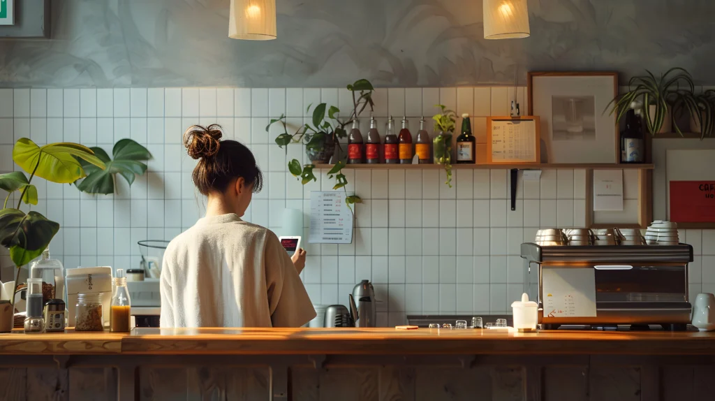 Bold Statement Wall for Coffee Bar Ideas