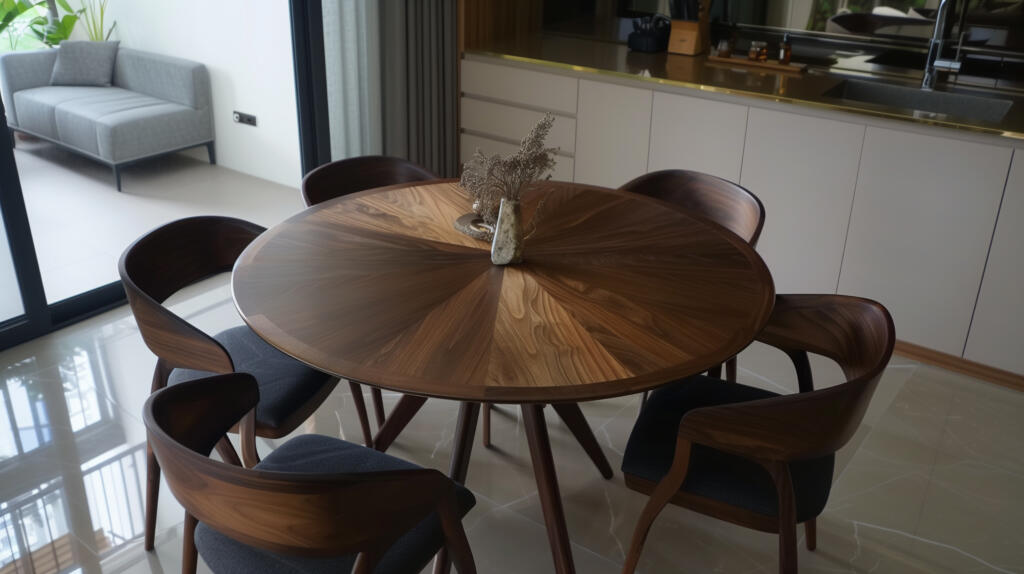 round dining table