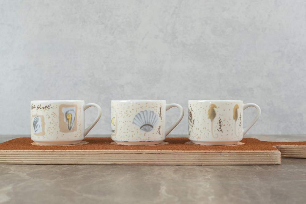 Designer Mug Display for Modern Coffee Bar Ideas