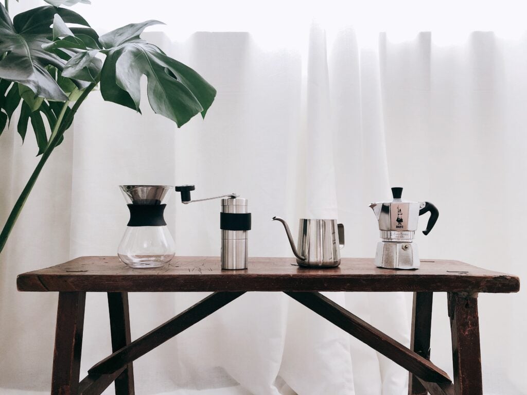 Japandi Style for Modern Coffee Bar Ideas