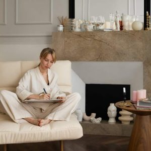 Accent chair decor ideas styled with throws, cushions, and lighting for a complete, inviting look.