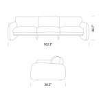 Brigitte Sofa Dimensions