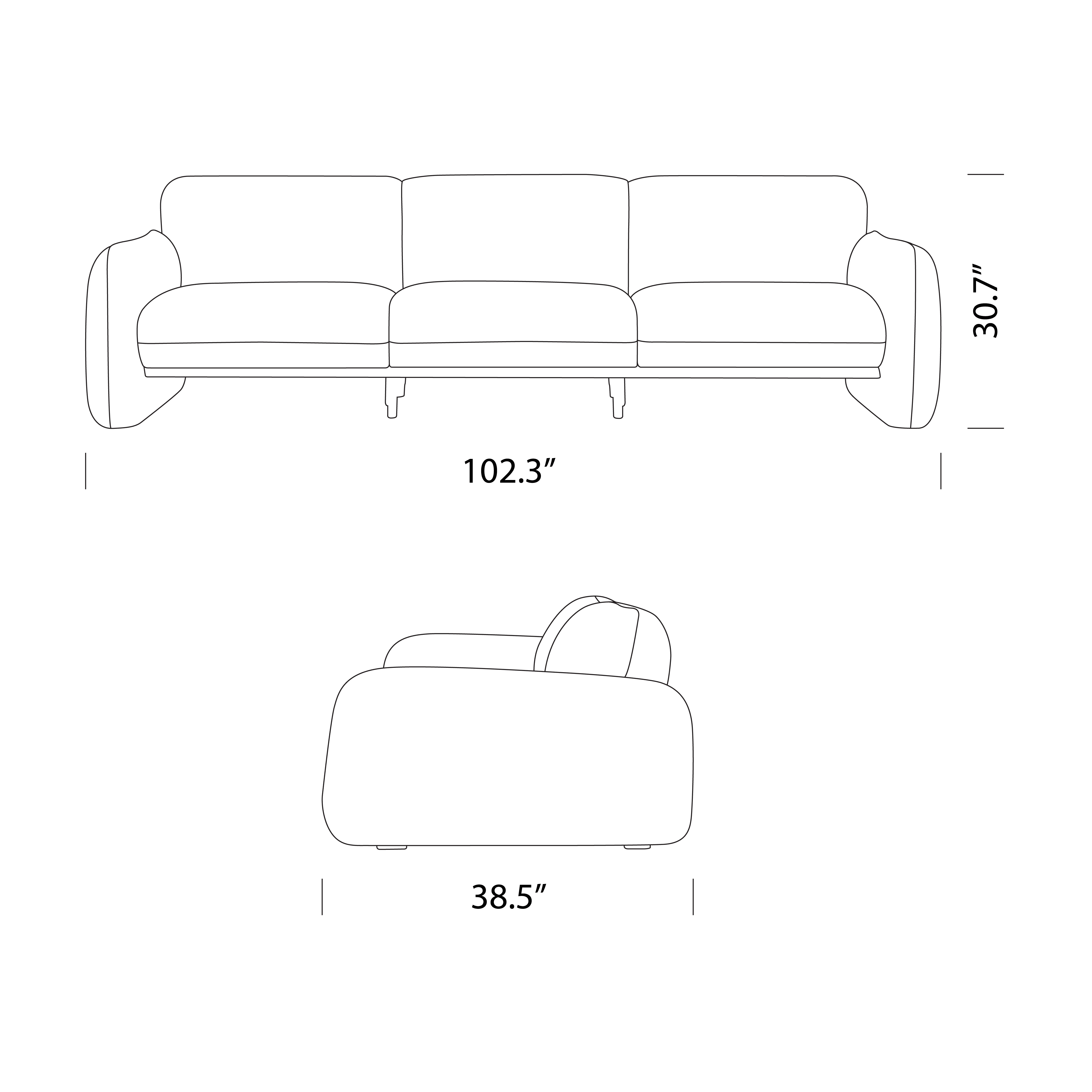 Brigitte Sofa Dimensions Brigitte Sofa Dimensions