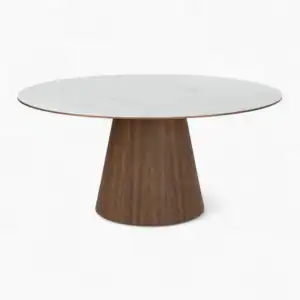 Cella Dining Table White Ceramic 63 2