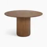 Decelle Round Dining Table Walnut 2 Decelle Round Dining Table Walnut 2