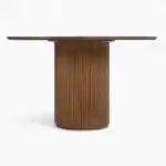 Decelle Round Dining Table Walnut 3 Decelle Round Dining Table Walnut 3