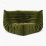 Ducaroy Corner Fabric Green Velvet 1 Ducaroy Corner Fabric Green Velvet 1 - Togo