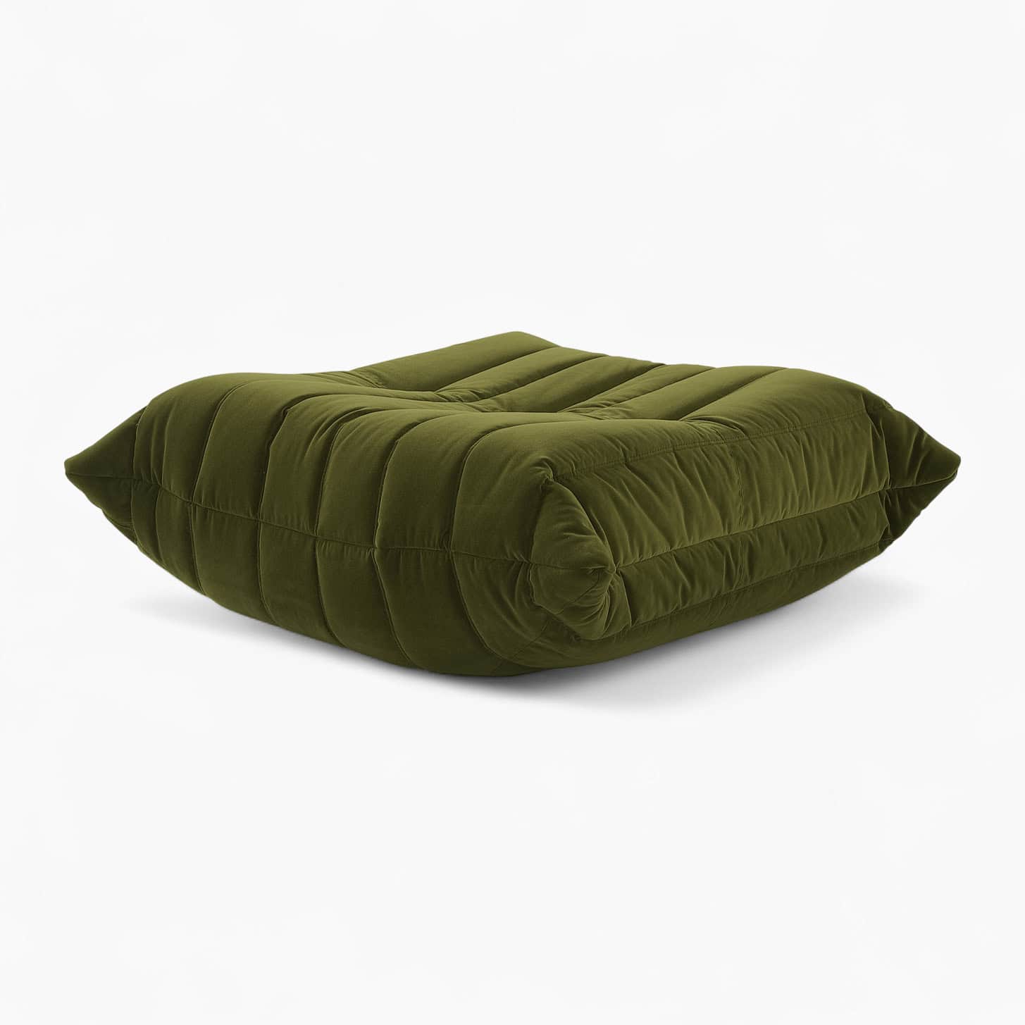Ducaroy Ottoman Fabric Green Velvet 4