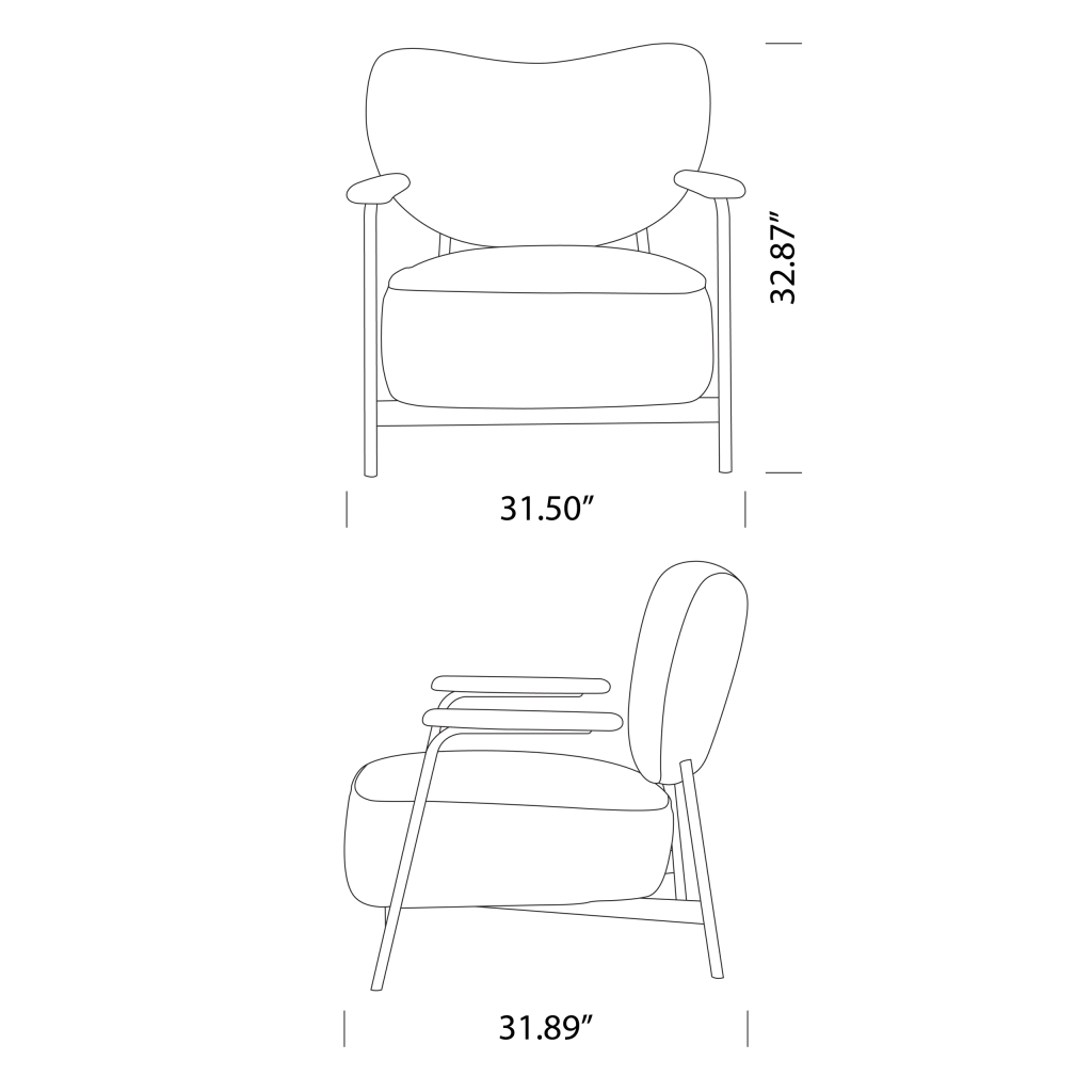 Fynn Chair Dimensions