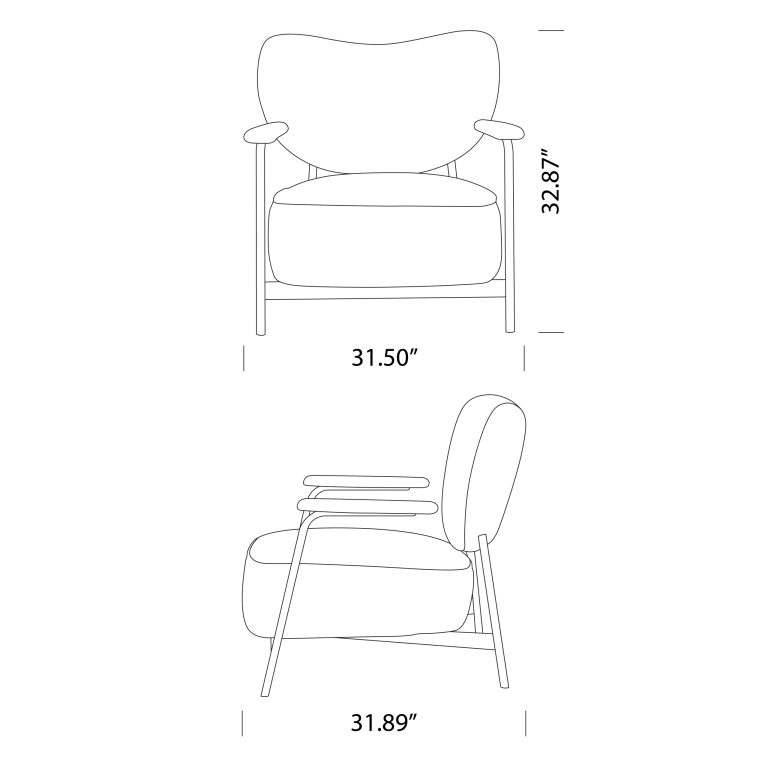 Fynn Chair Dimensions