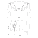 Puffy Chair Dimensions Puffy Chair Dimensions