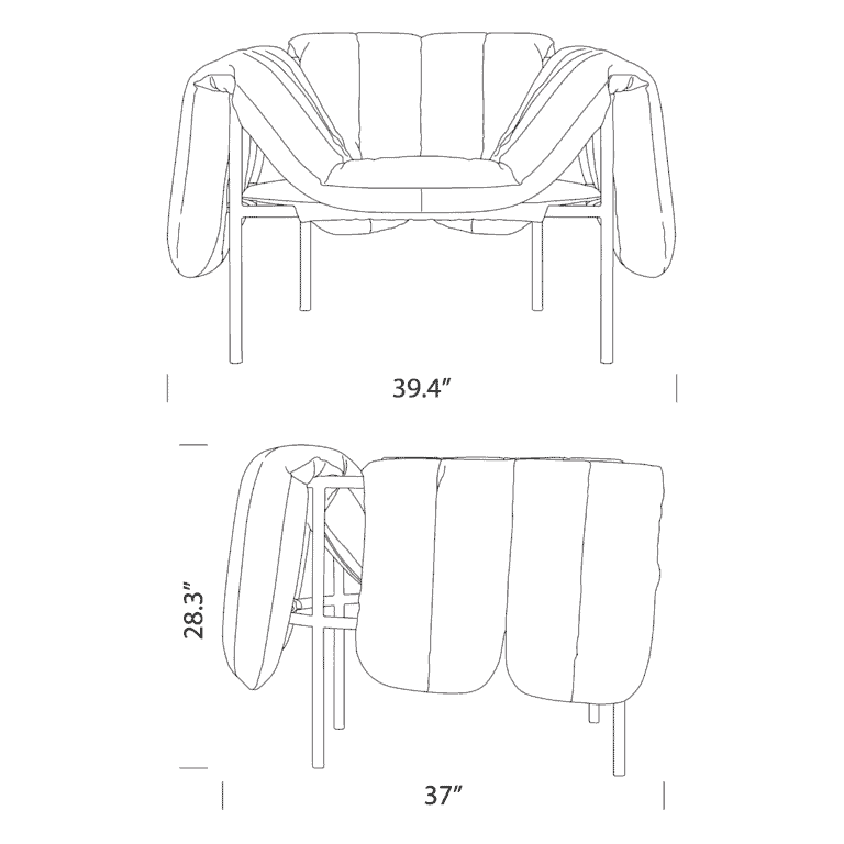 Puffy Chair Dimensions