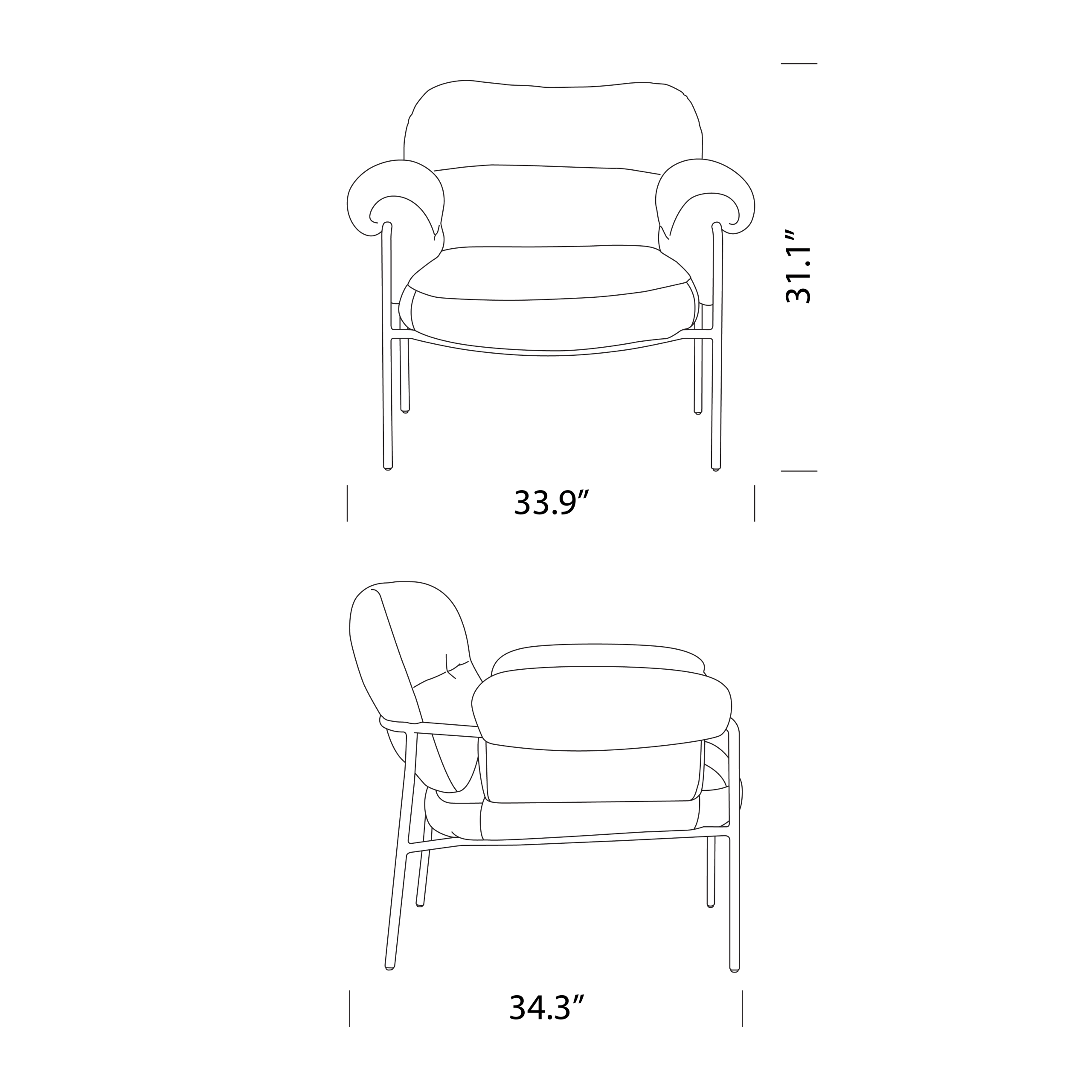 Ridge Sofa Dimensions