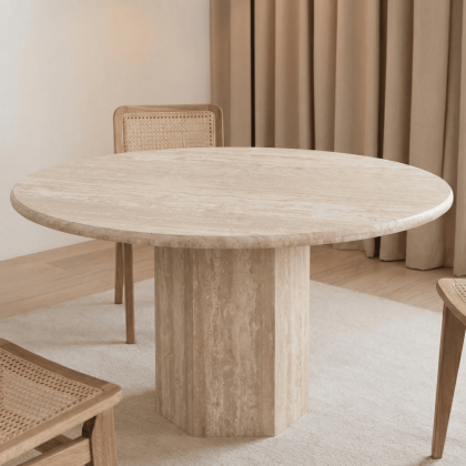 Saga Round Dining Table 55″ 11
