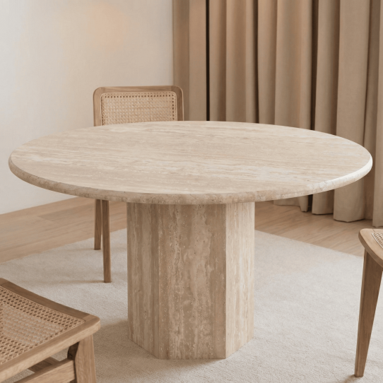 Saga Round Dining Table 55″ 11