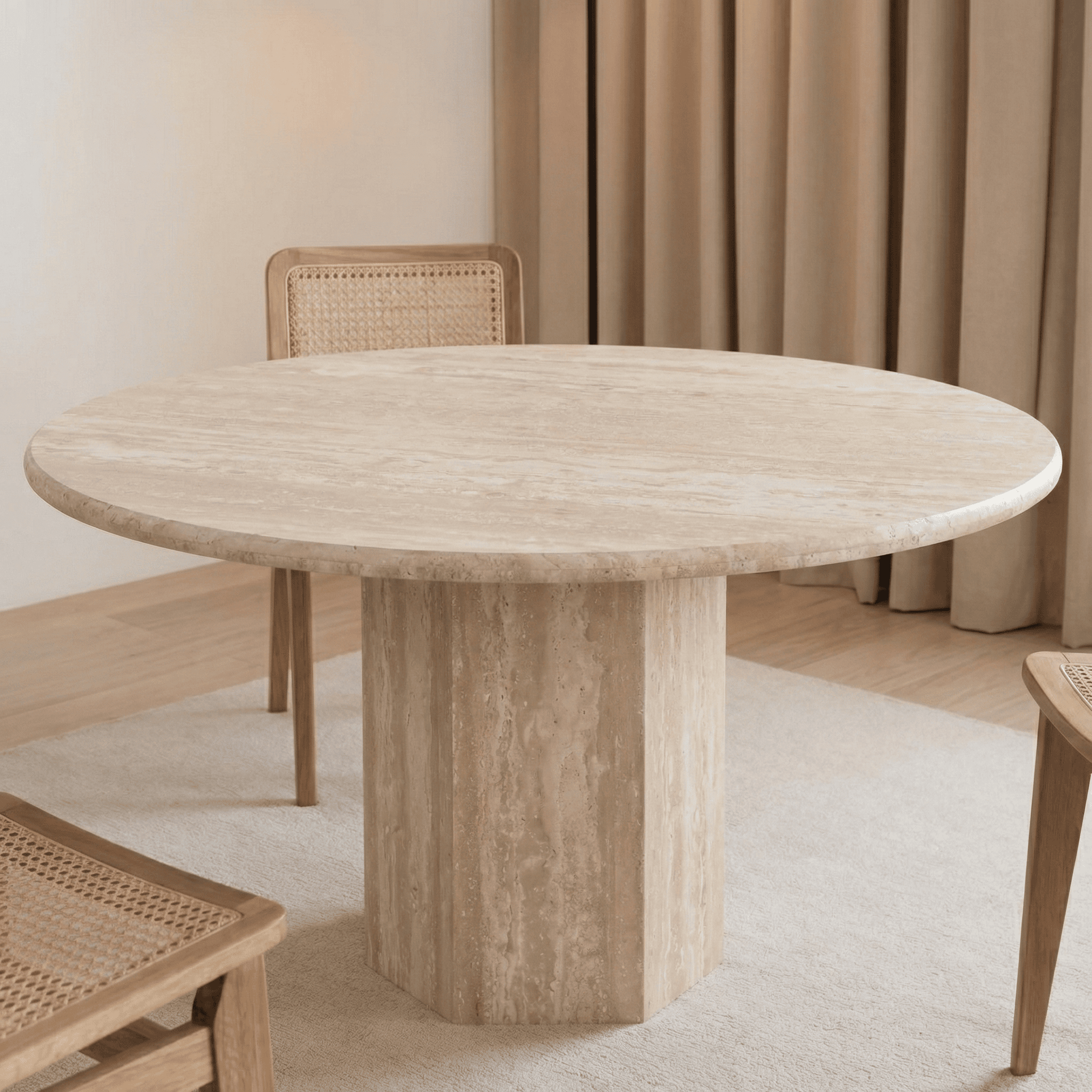 Saga Round Dining Table 55″ 11 Saga Round Dining Table 55″ 11