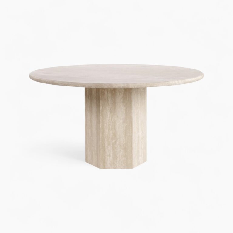 Saga Round Travertine 2