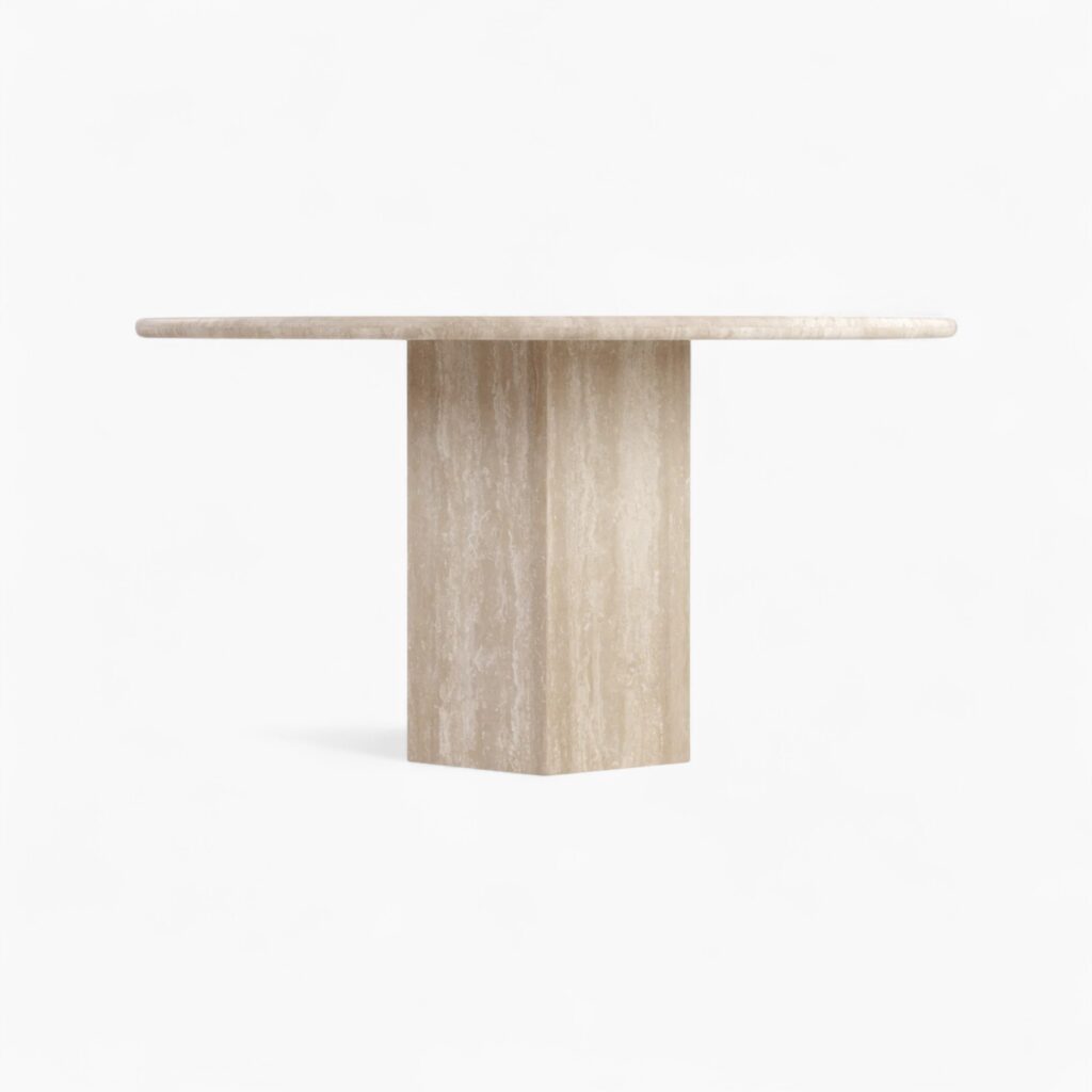 Saga Round Travertine 3