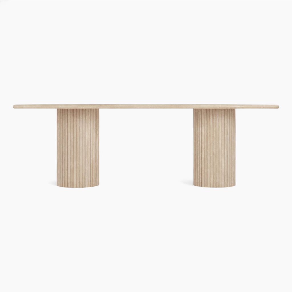 Saturn Oval Travertine 1