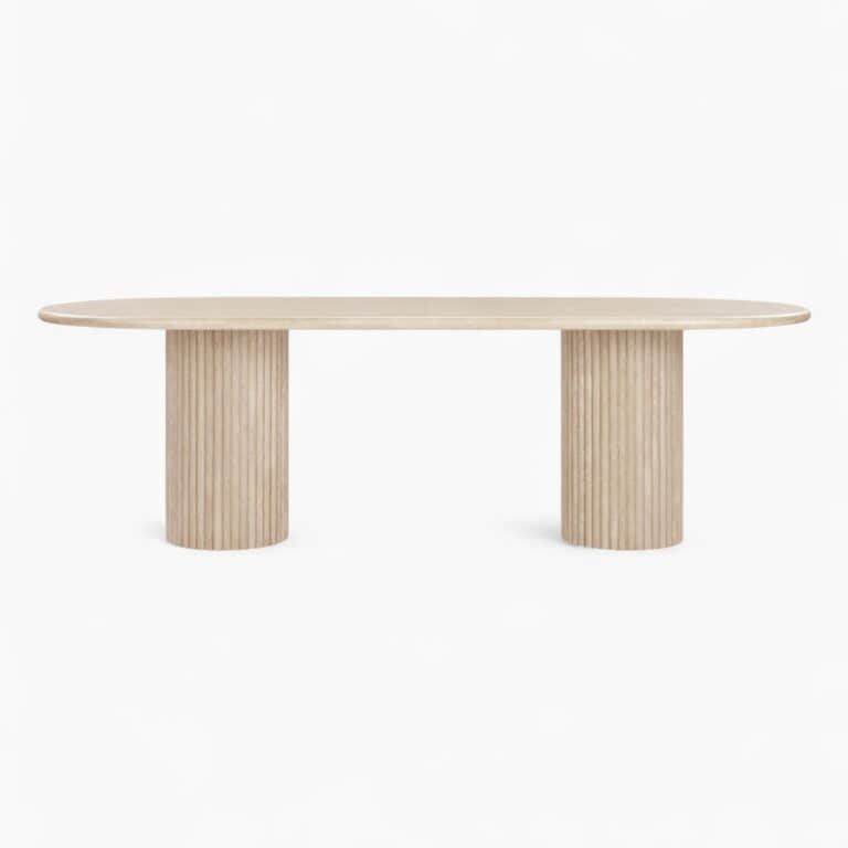 Saturn Oval Travertine 4 1