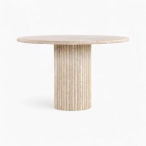 Saturn Round Travertine 1