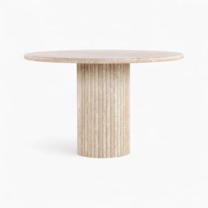 Saturn Round Travertine 1