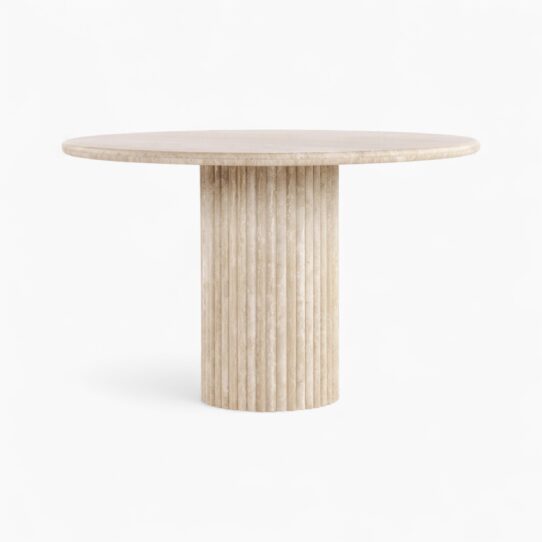Saturn Round Travertine 1