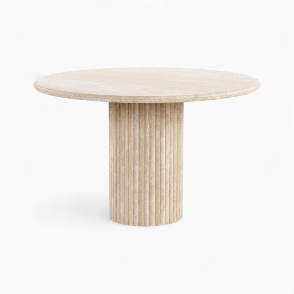 Saturn Round Travertine 2