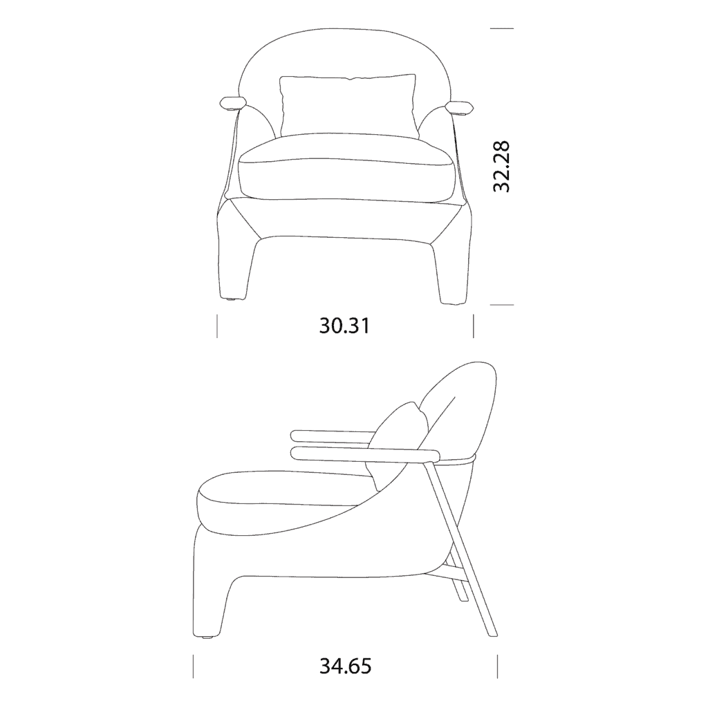 Tessera Chair Dimensions