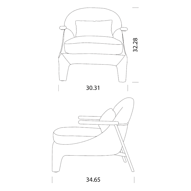 Tessera Chair Dimensions