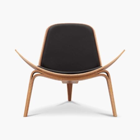 CH07 Chair - Walnut 1 - CH07 Shell Chair, CH07 Shell Chair Replica