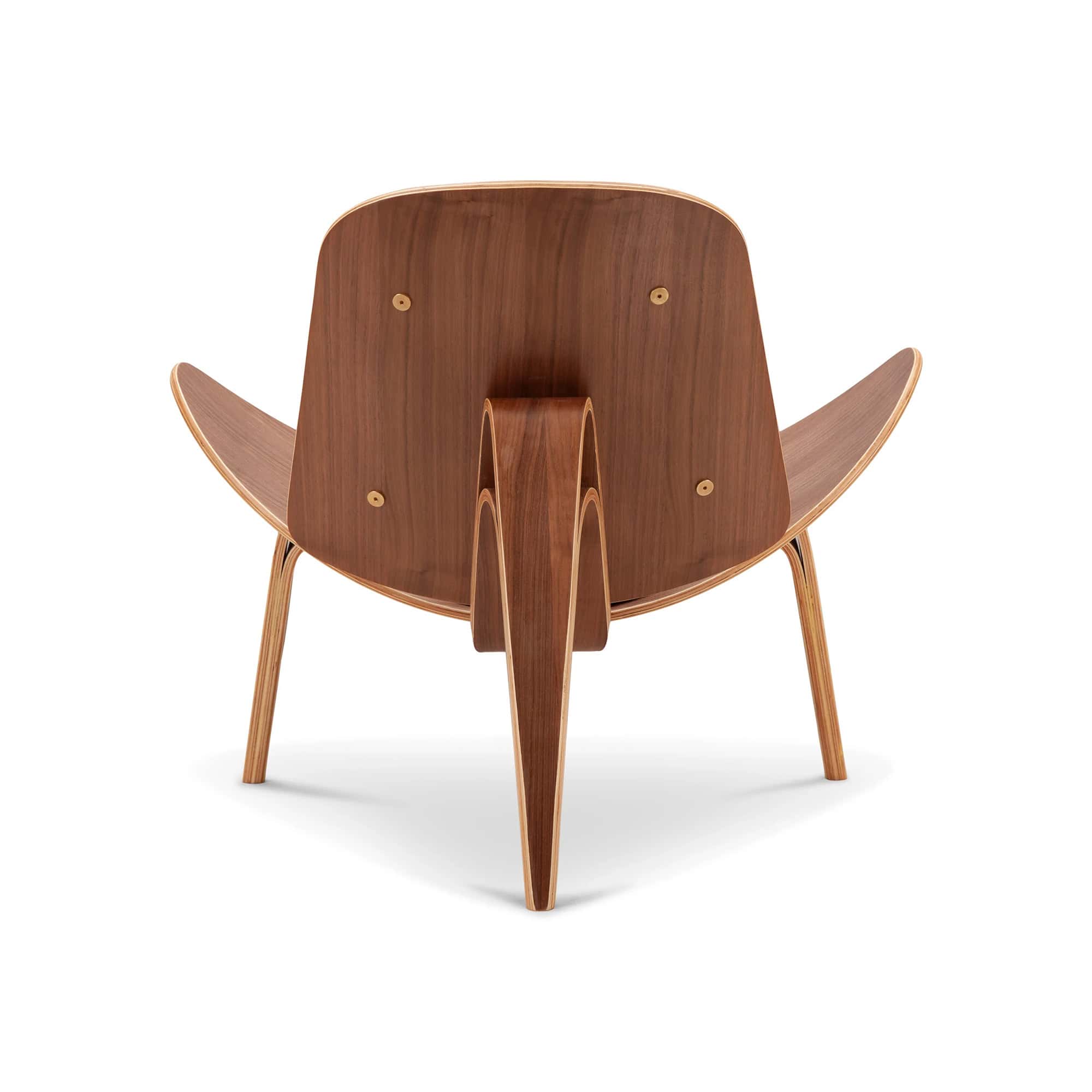 CH07 Chair - Walnut 4 - CH07 Shell Chair, CH07 Shell Chair Replica