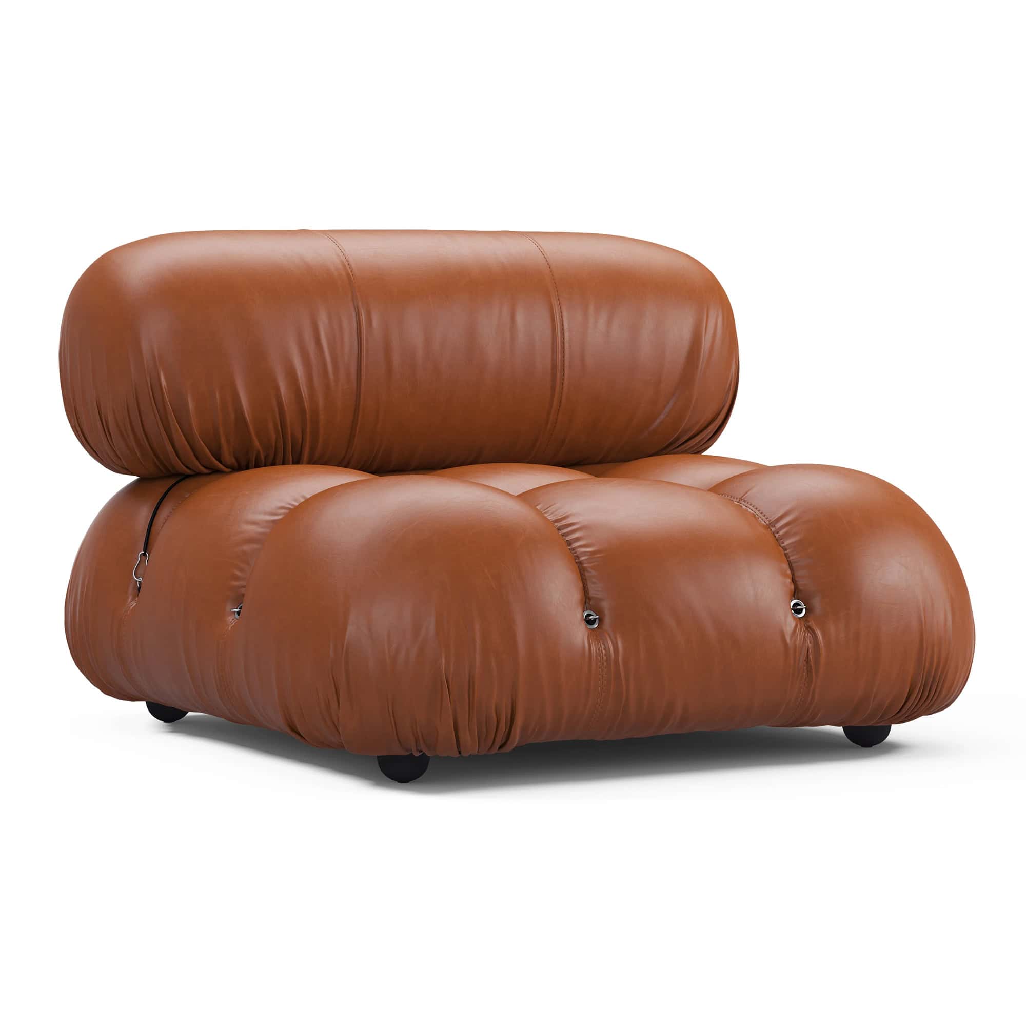 Camaleonda Module Armless - Brown Leather 2 - Camaleonda