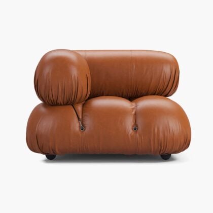 Camaleonda Module Corner - Brown Leather 1 - Camaleonda