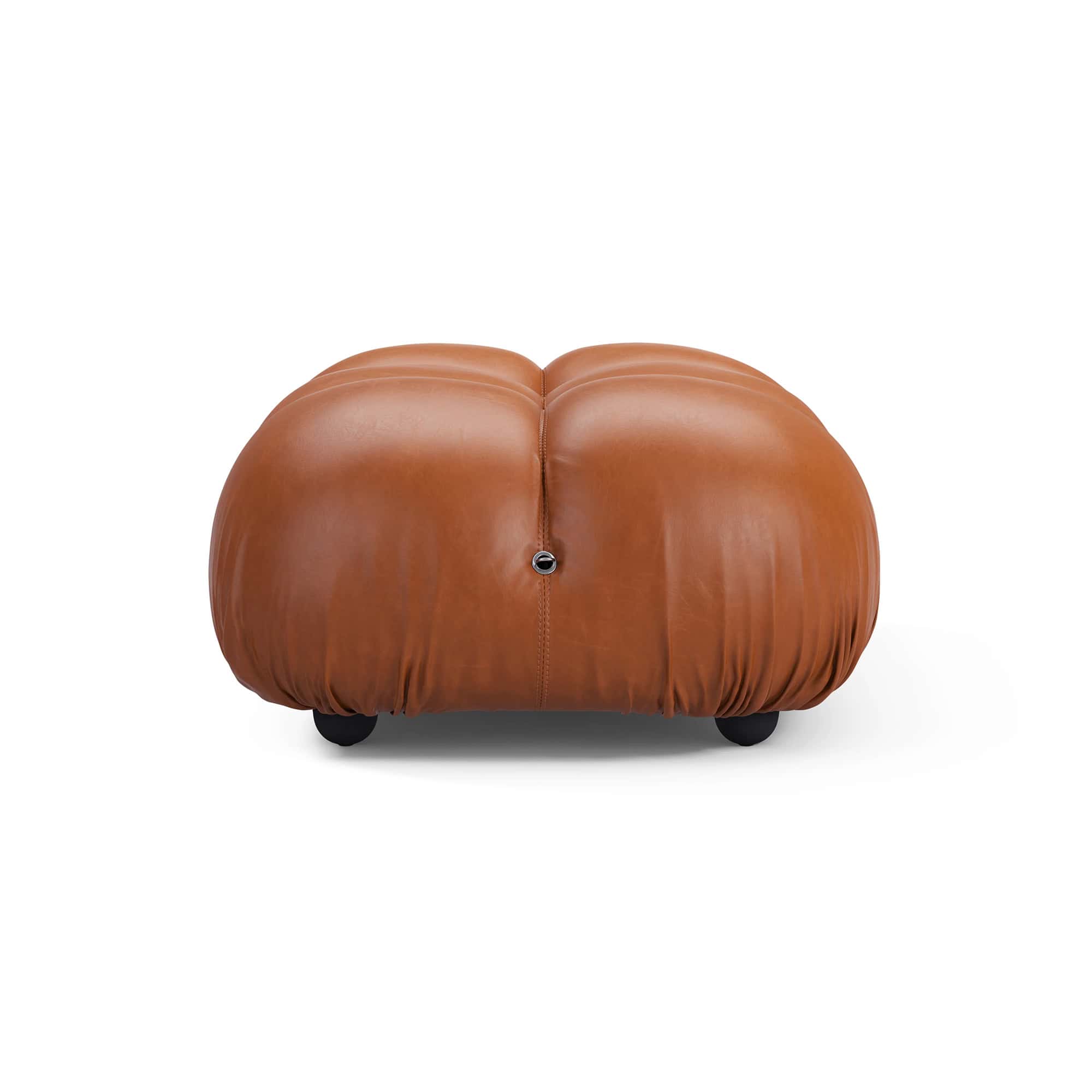 Camaleonda Module Ottoman - Brown Leather 4 Camaleonda Module Ottoman - Brown Leather 4 - Camaleonda