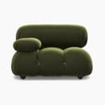 Mario Bellini Module Right Armrest - Green Velvet 1 - Camaleonda