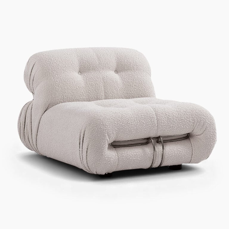 Soriana Chair - White Bouclé 2 - Soriana Chair