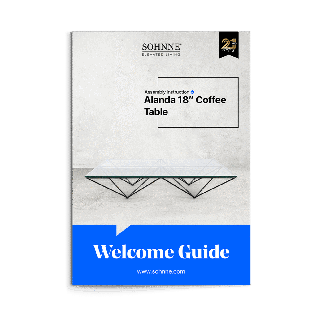 User Manual Alanda 18 Coffee Table