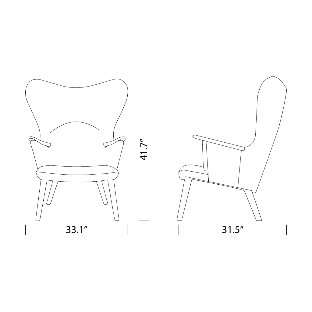 CH78 Mama Bear Chair Dimensions