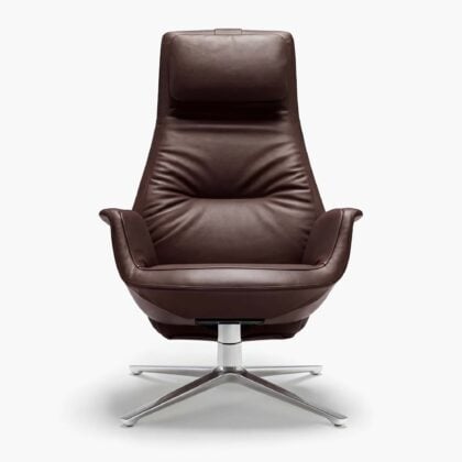 Downtown Lounge Armchair - Dark Brown (1)