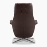 Downtown Lounge Armchair - Dark Brown (4)