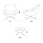 Kendall Armchair with Ottoman Kendall Armchair with Ottoman