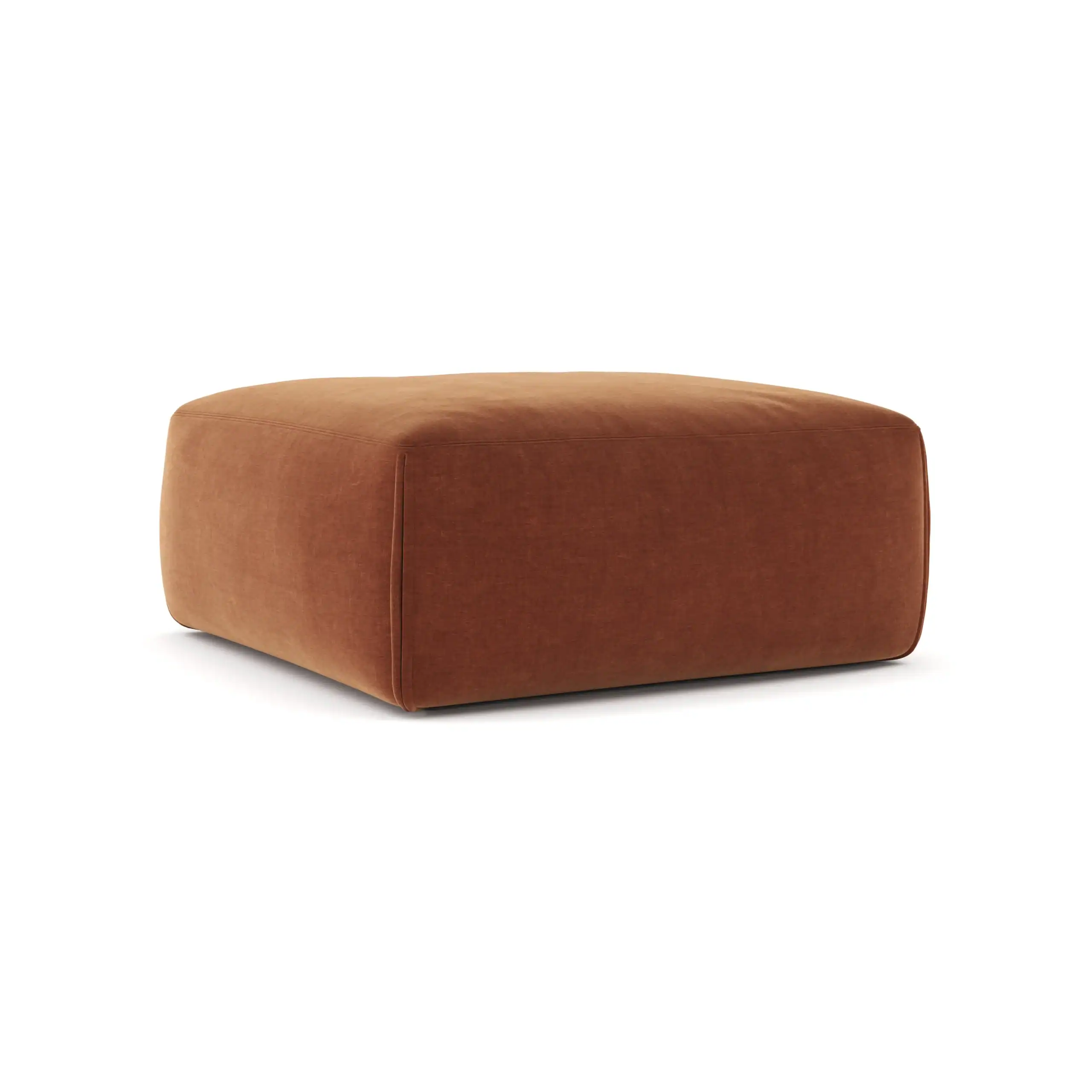 Le Mura Ottoman Rust Chenille 2 Le Mura Ottoman Rust Chenille 2
