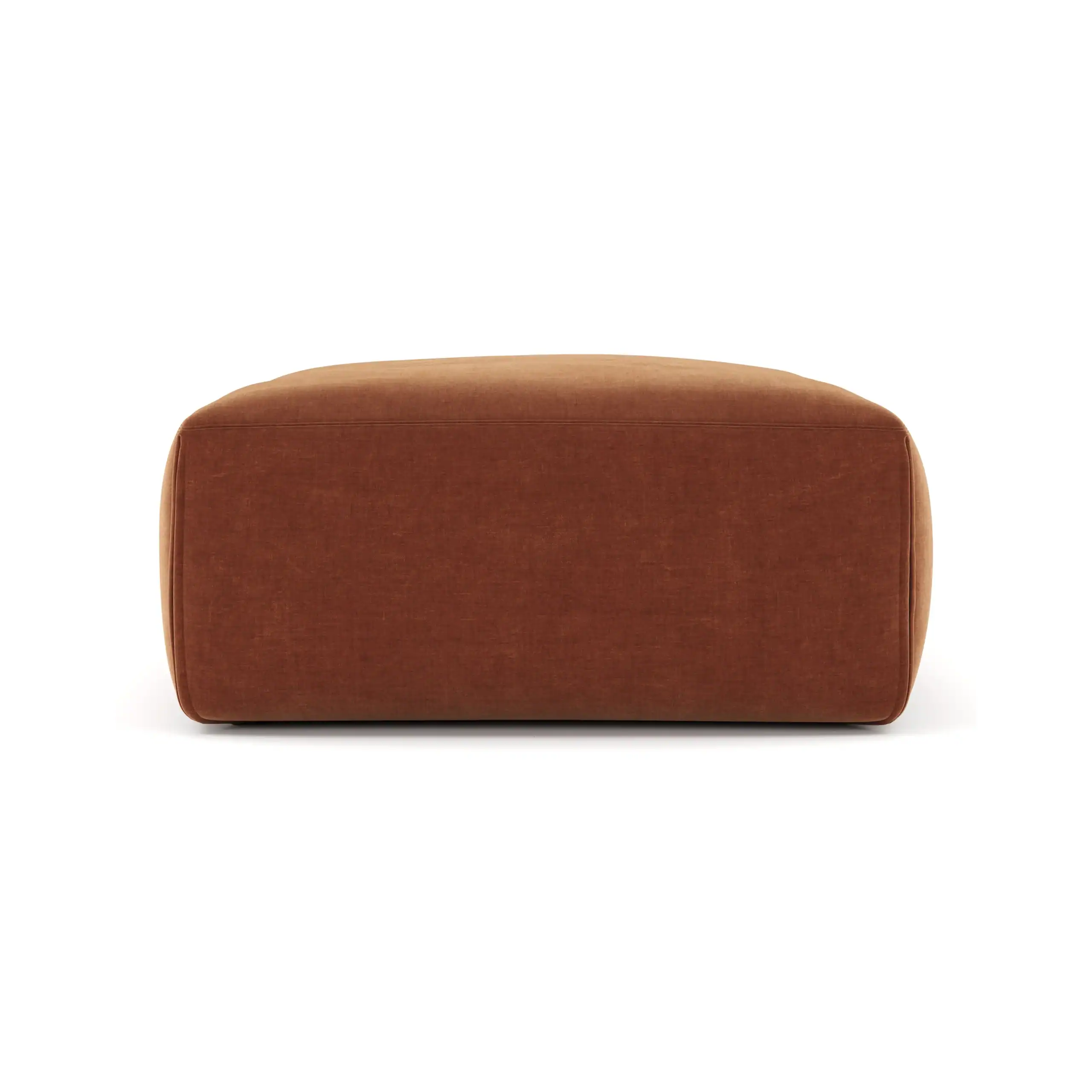 Le Mura Ottoman Rust Chenille 3 Le Mura Ottoman Rust Chenille 3