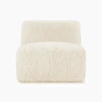 Yeti Sheepskin Armless Chaise 1 Yeti Sheepskin Armless Chaise 1 - Yeti Sheepskin Armchair and Ottoman