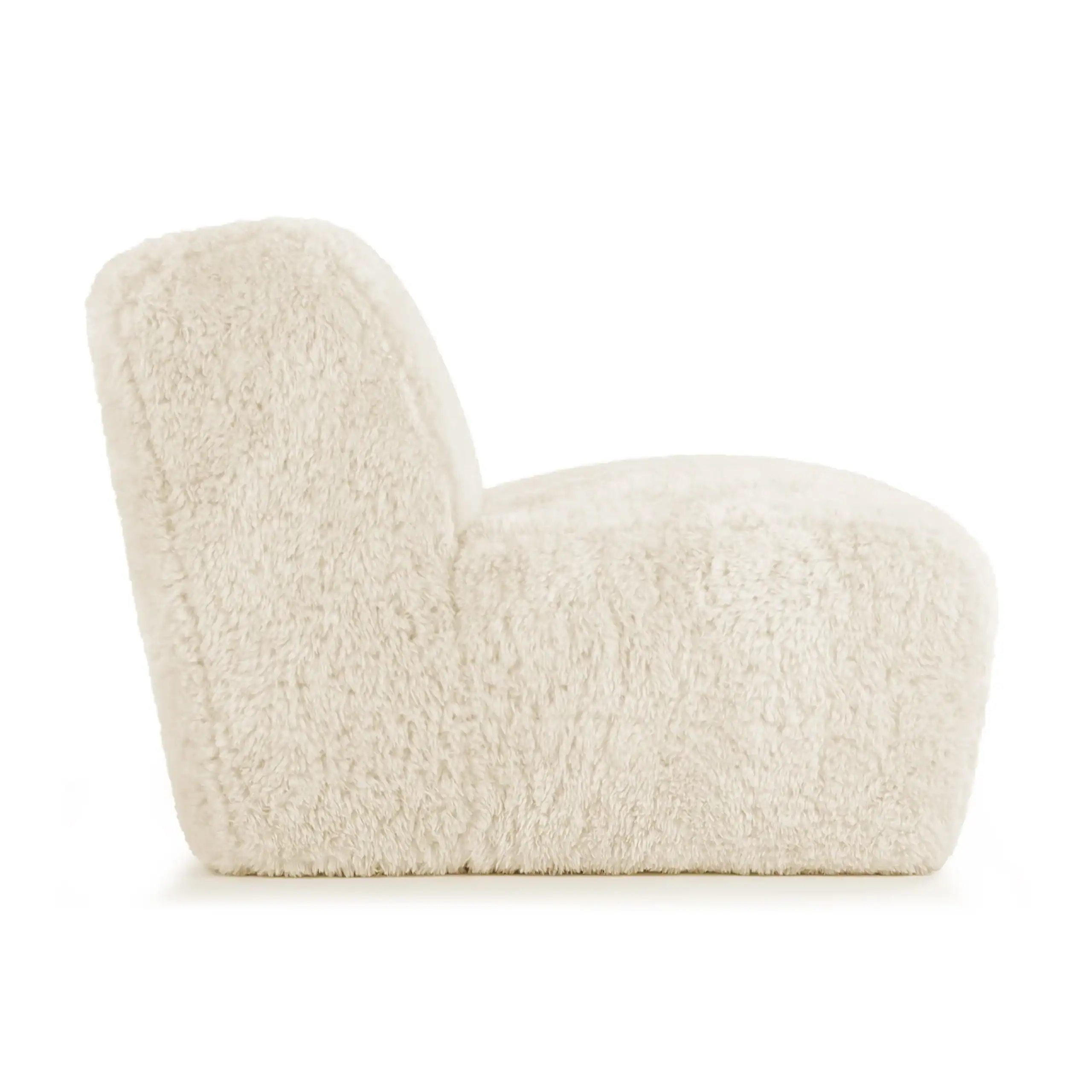 Yeti Sheepskin Armless Chaise 3 Yeti Sheepskin Armless Chaise 3 - Yeti Sheepskin Armchair and Ottoman