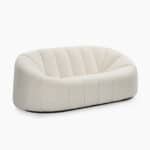 Alpha 2 Seater Sofa - White Bouclé (2) Alpha 2 Seater Sofa - White Bouclé (2)