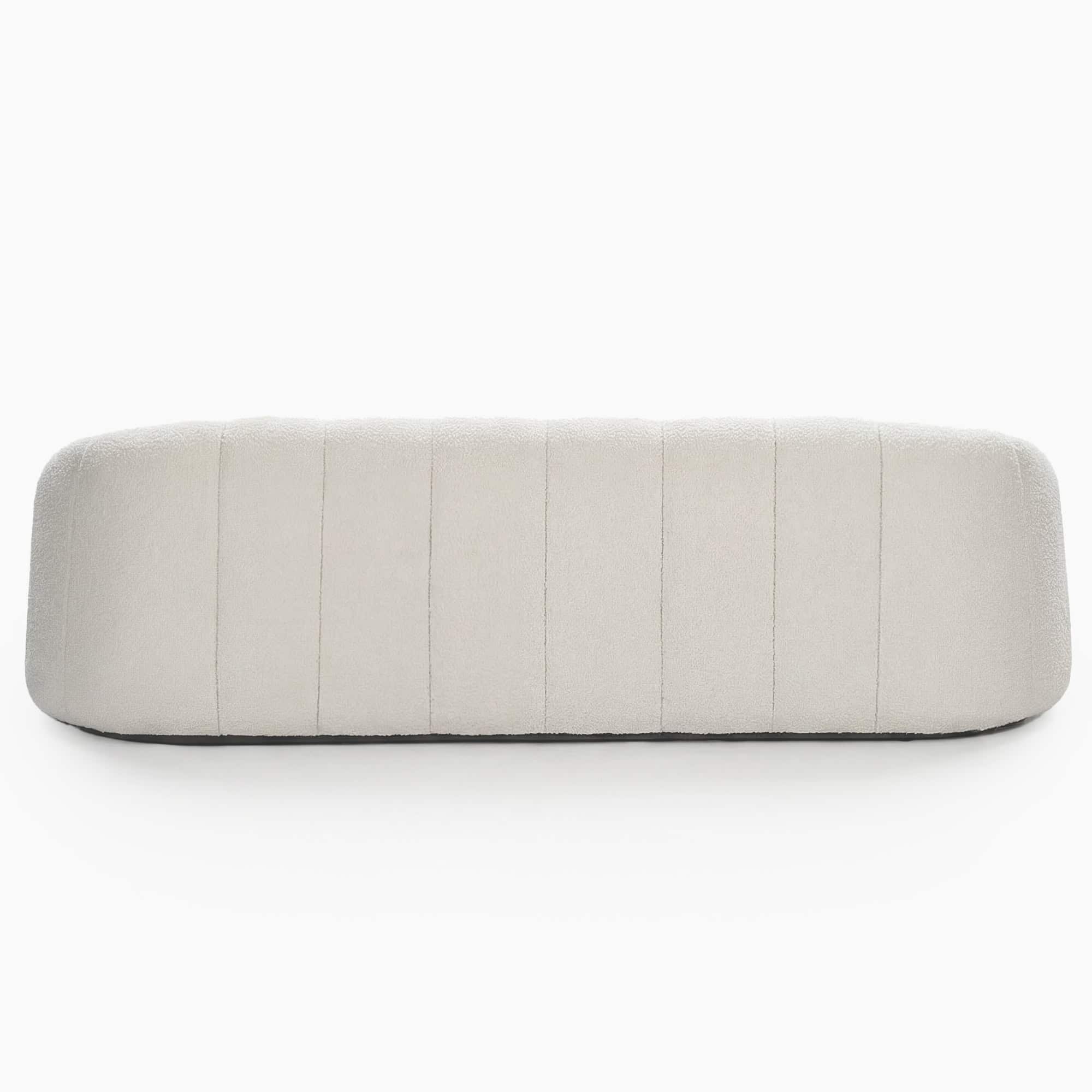 Alpha 3 Seater Sofa - White Bouclé (4)
