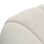 Alpha 3 Seater Sofa - White Bouclé (5) Alpha 3 Seater Sofa - White Bouclé (5)